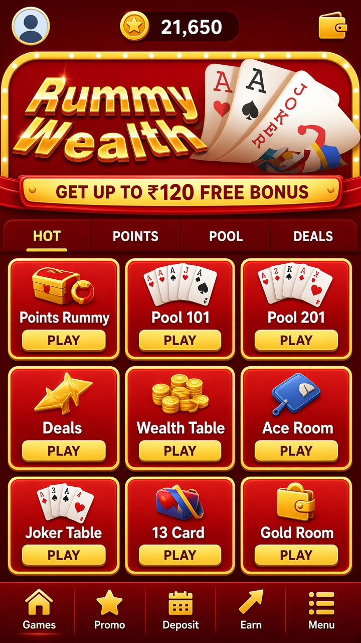 Rummy Wealth app screenshot 2