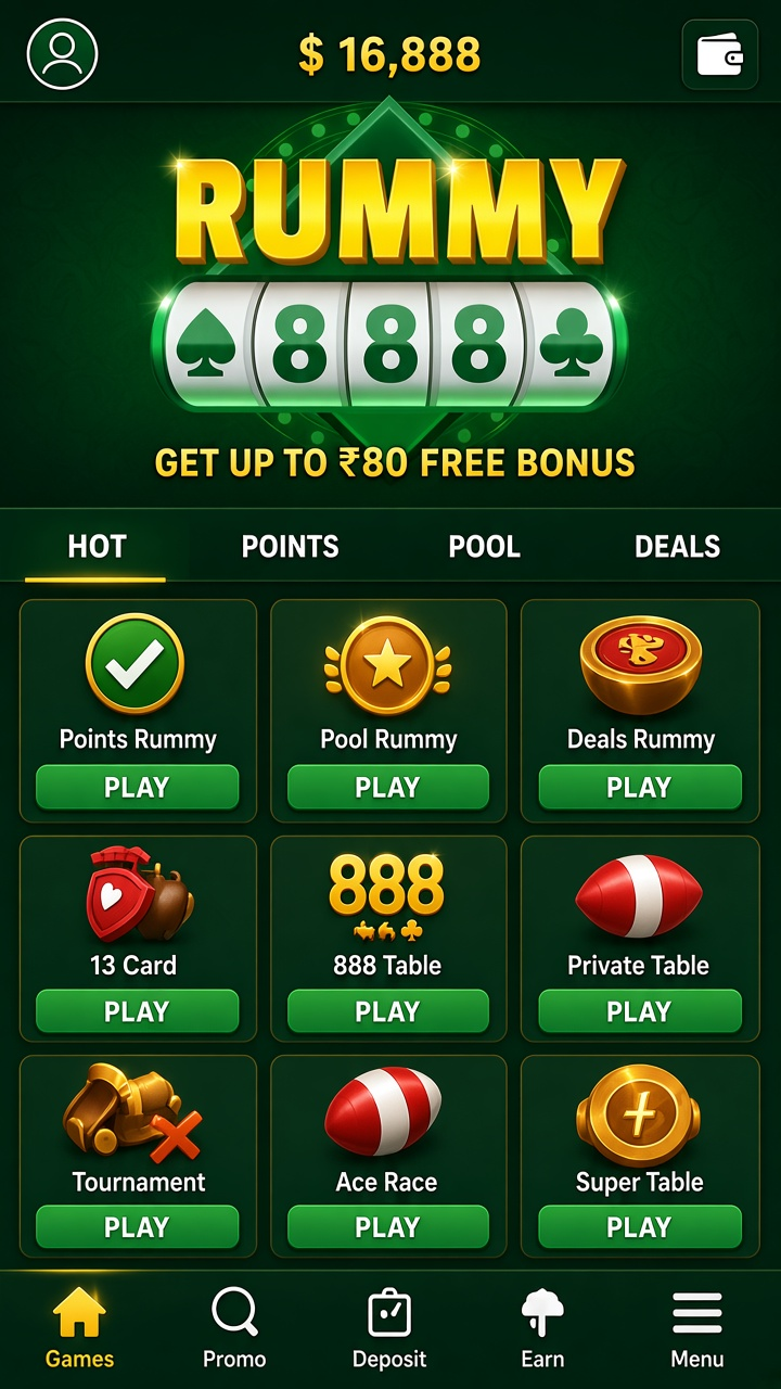 Rummy 888 app screenshot 2