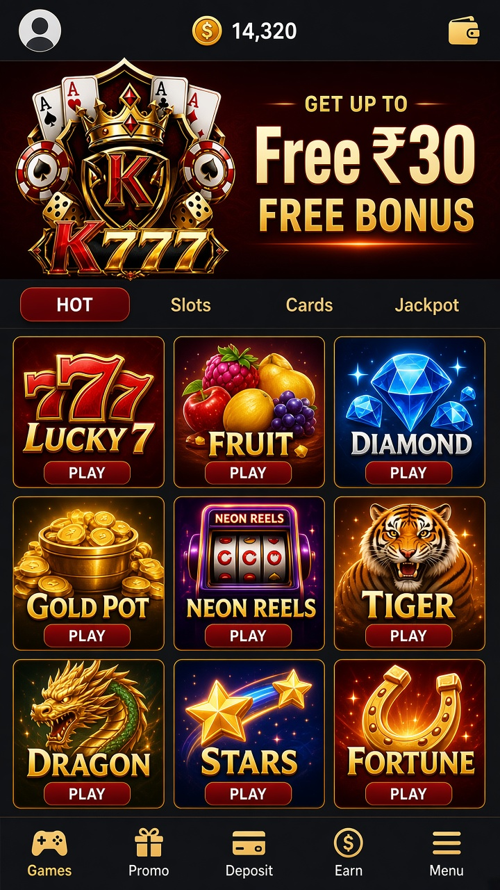 K 777 app screenshot 2