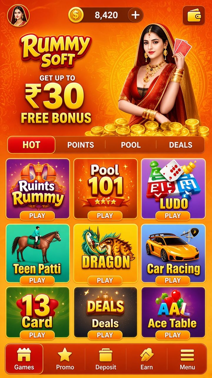Rummy Soft app screenshot 2