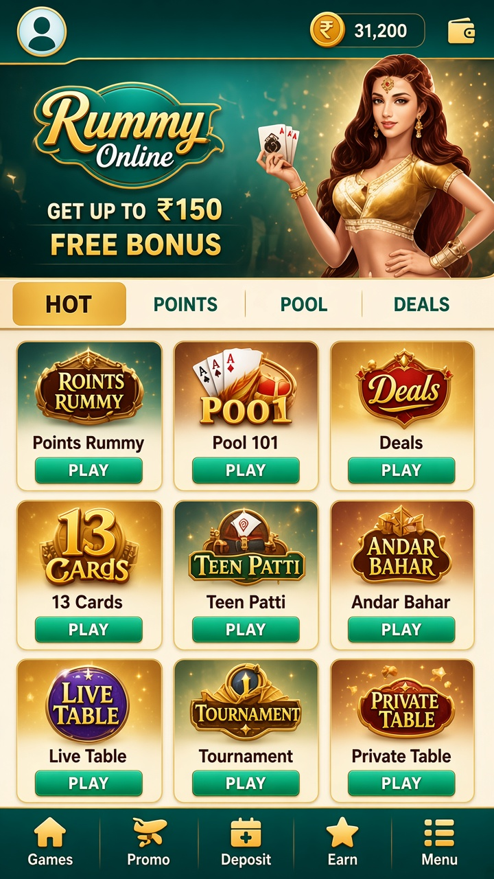 Rummy Online app screenshot 2