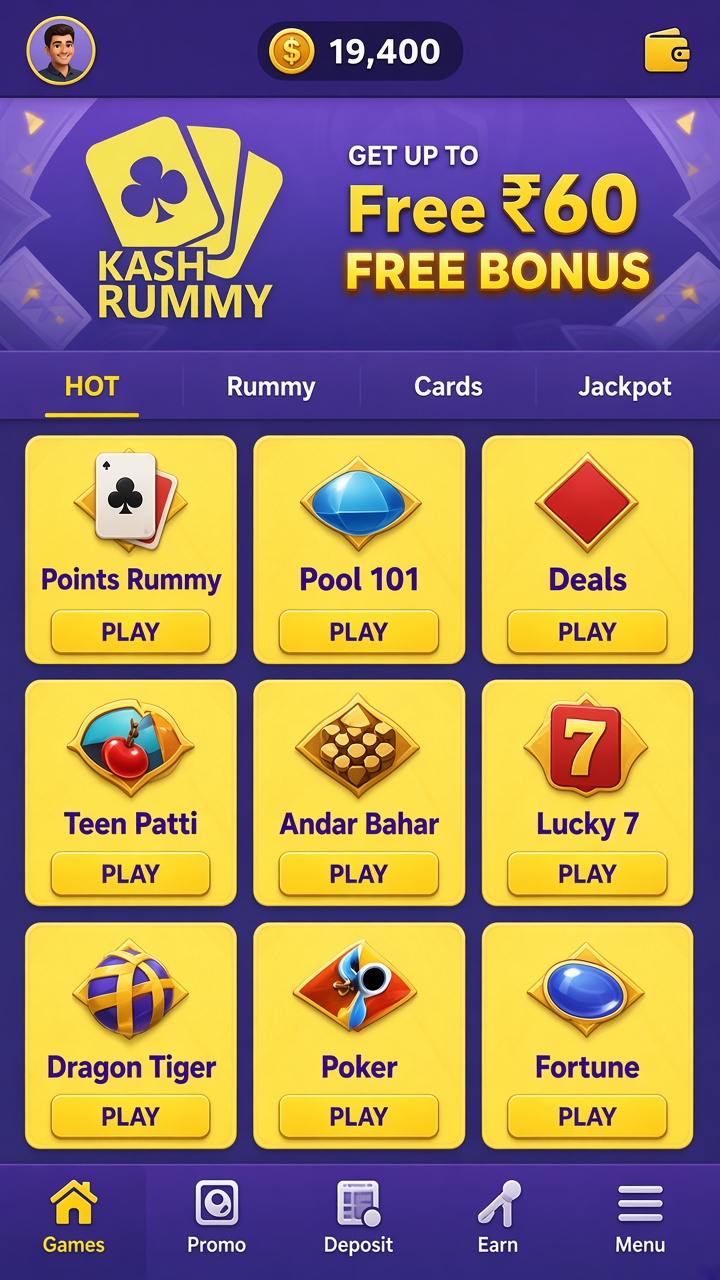 Kash Rummy app screenshot 2