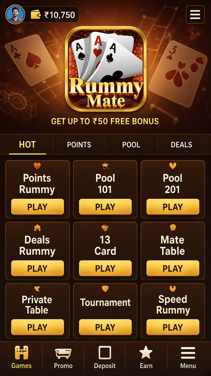 Rummy Mate app screenshot 2